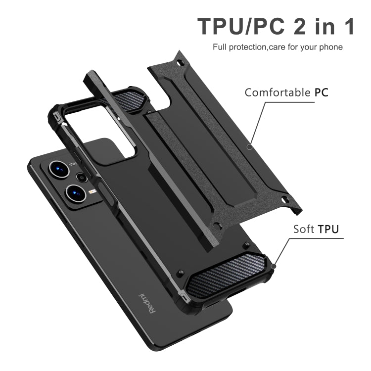 For Xiaomi Redmi Note 12 5G / Poco X5 5G Magic Armor TPU + PC Combination Phone Case(Red) - free shipping - PMC TechLife - Order now!