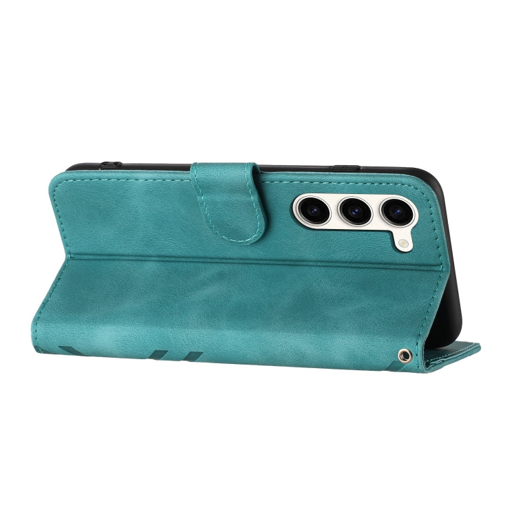 For Samsung Galaxy S23 5G Line Pattern Skin Feel Leather Phone Case(Light Blue) - free shipping - PMC TechLife - Order now!