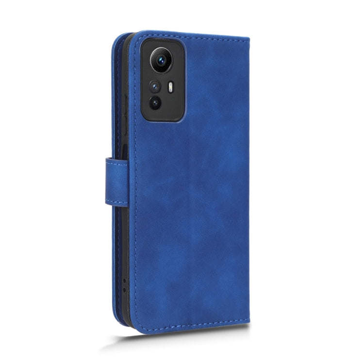 For Xiaomi Redmi Note 12S 4G Skin Feel Magnetic Flip Leather Phone Case(Blue) - free shipping - PMC TechLife - Order now!