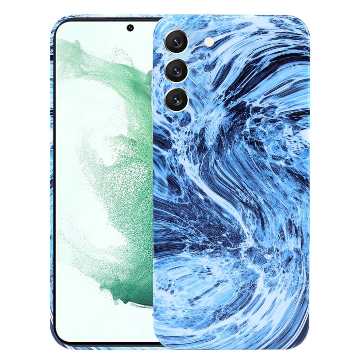 For Samsung Galaxy S22+ 5G Marble Pattern Phone Case(Navy Blue White) - free shipping - PMC TechLife - Order now!
