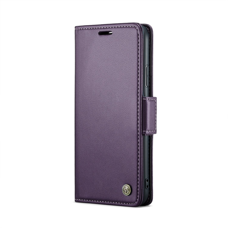 For iPhone 11 Pro Max CaseMe 023 Butterfly Buckle Litchi Texture RFID Anti-theft Leather Phone Case(Pearly Purple) - iPhone 11 Pro Max Cases by CaseMe | Online Shopping South Africa | PMC Jewellery