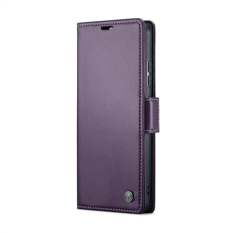 For Xiaomi 13 CaseMe 023 Butterfly Buckle Litchi Texture RFID Anti-theft Leather Phone Case(Pearly Purple) - 13 Cases by CaseMe | Online Shopping South Africa | PMC Jewellery