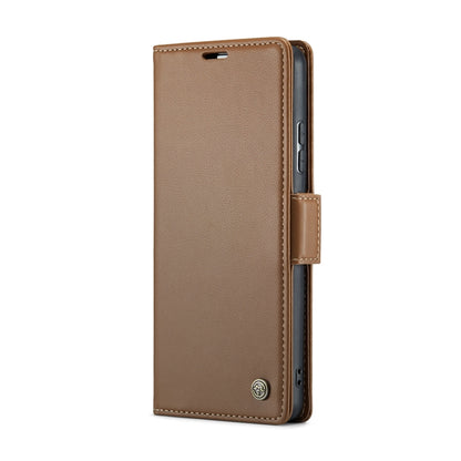 For Xiaomi 13 Pro CaseMe 023 Butterfly Buckle Litchi Texture RFID Anti-theft Leather Phone Case(Brown) - 13 Pro Cases by CaseMe | Online Shopping South Africa | PMC Jewellery