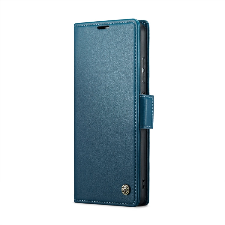 For Xiaomi Poco X5 5G/Redmi Note 12 5G Global CaseMe 023 Butterfly Buckle Litchi Texture RFID Anti-theft Leather Phone Case(Blue) - Xiaomi Cases by CaseMe | Online Shopping South Africa | PMC Jewellery
