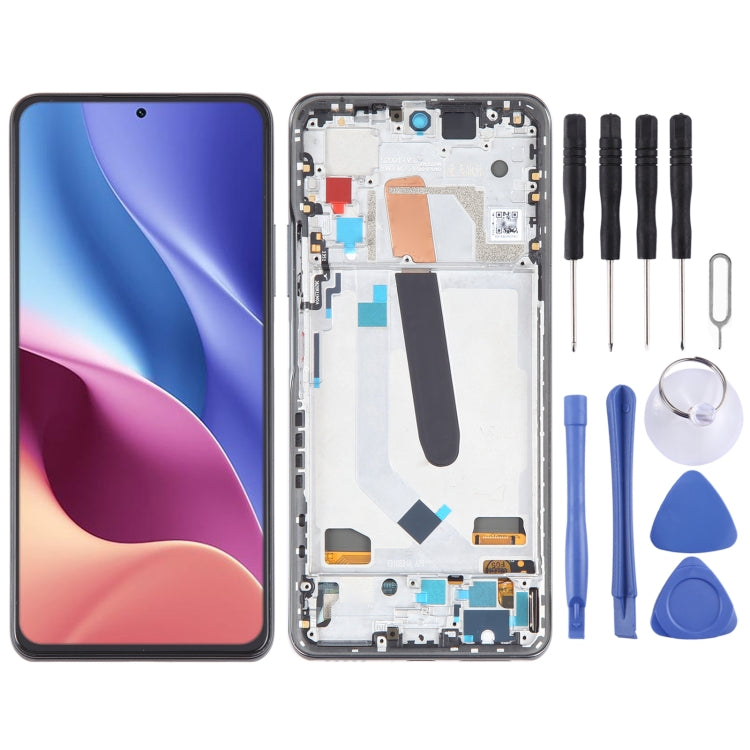 OLED LCD Screen For Xiaomi Redmi K40 Pro+ Digitizer Full Assembly with Frame(Black) - free shipping - PMC TechLife - Order now!