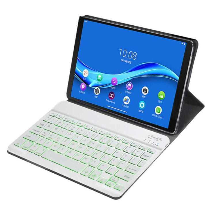 DY-M10P For Lenovo Smart Tab M10 HPD Plus TB-X606F 10.3 inch 2 in 1 Removable Magnetic ABS Bluetooth Keyboard + Protective Leather Tablet Case with Stand & Sleep / Wake-up & Pen Holder(Gold) - Lenovo Keyboard by PMC Jewellery | Online Shopping South Africa | PMC Jewellery