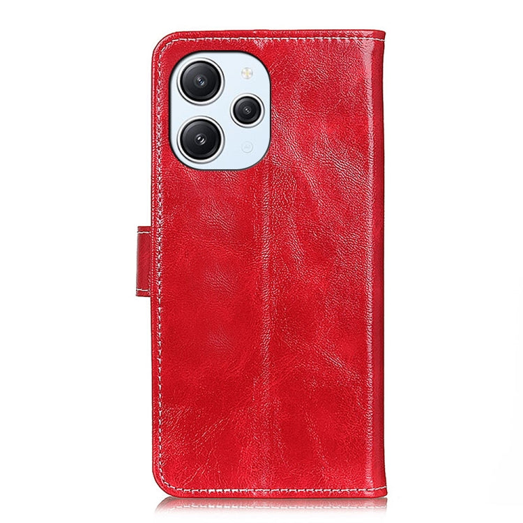 For Xiaomi Redmi 12 4G Retro Crazy Horse Texture Horizontal Flip Leather Phone Case(Red) - free shipping - PMC TechLife - Order now!