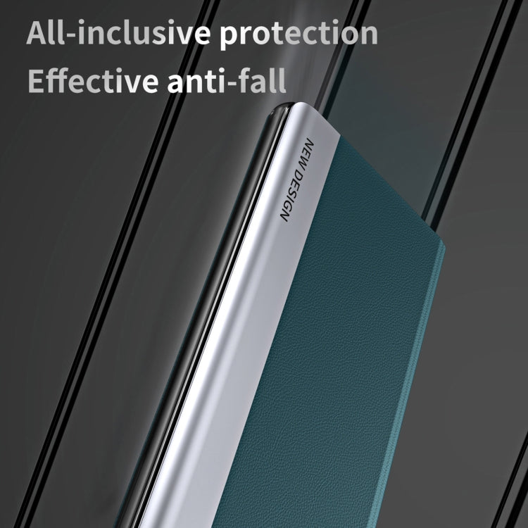 For Xiaomi Poco F5 Pro Side Side Electroplated Magnetic Leather Phone Case(Green) - free shipping - PMC TechLife - Order now!