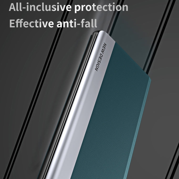 For Xiaomi Poco F5 Side Side Electroplated Magnetic Leather Phone Case(Light Blue) - free shipping - PMC TechLife - Order now!