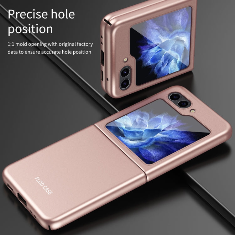 For Samsung Galaxy Z Flip5 Skin Feel Shockproof PC Fold Protective Phone Case(Pink) - free shipping - PMC TechLife - Order now!