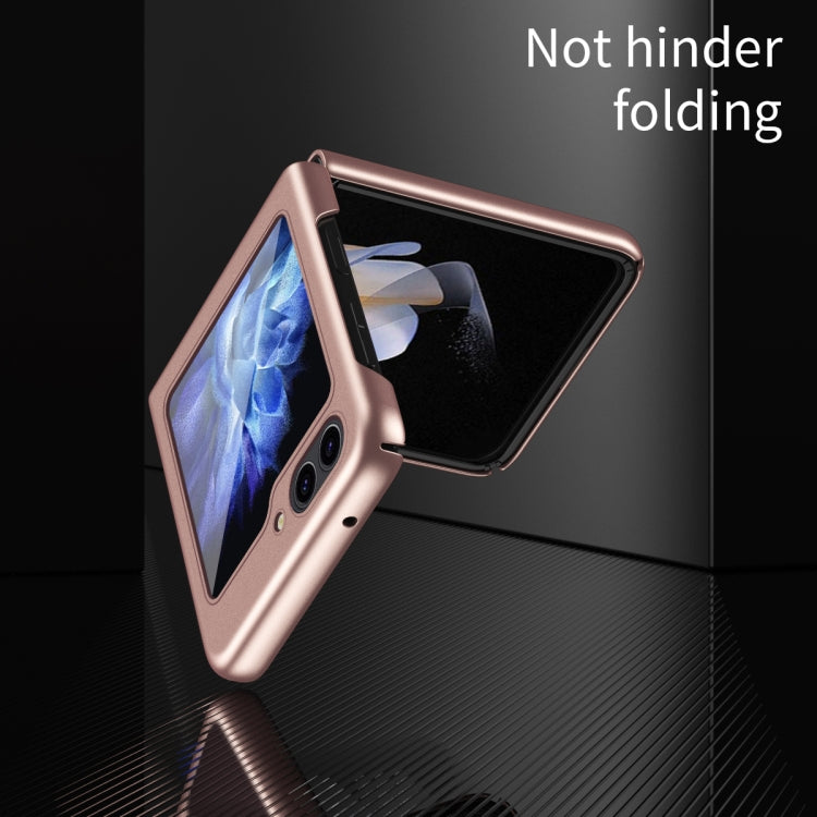 For Samsung Galaxy Z Flip5 Skin Feel Shockproof PC Fold Protective Phone Case(Pink) - free shipping - PMC TechLife - Order now!