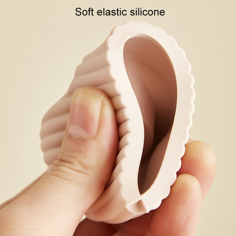 For Apple Watch Wave Pattern Silicone Watch Charging Stand(Silty Sand) - Charger / Holder by PMC TechLife | Online Shopping South Africa | PMC TechLife