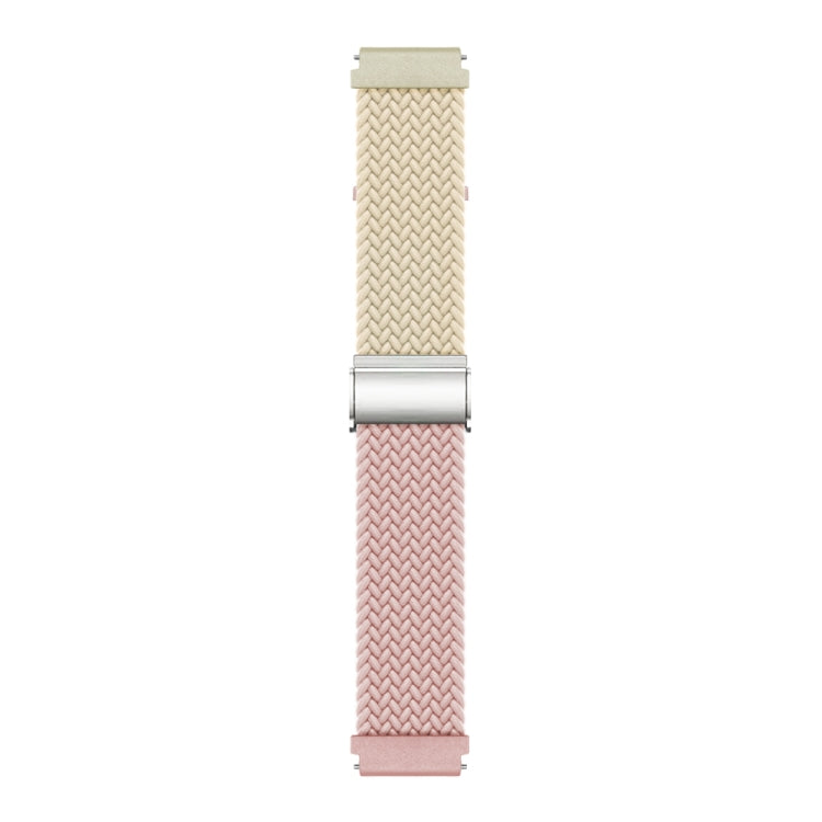 20mm Buckle Braided Nylon Watch Band(Starlight Silty Sand) - 20mm Bands by PMC Jewellery | Online Shopping South Africa | PMC Jewellery