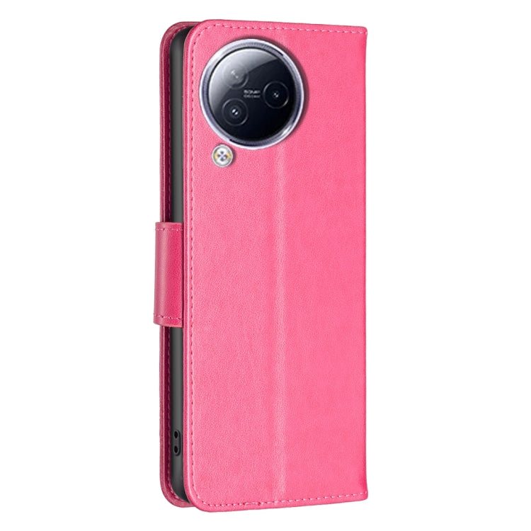For Xiaomi Civi 3 5G Two Butterflies Embossing Leather Phone Case(Rose Red) - free shipping - PMC TechLife - Order now!