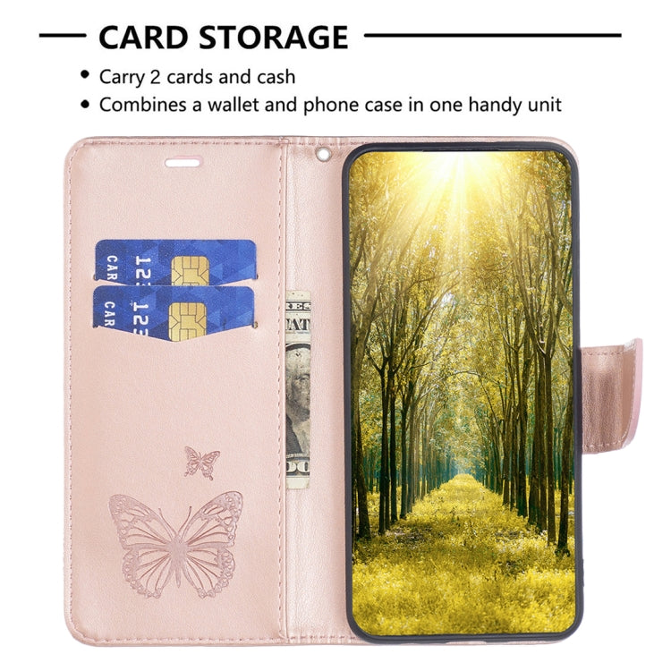 For Xiaomi Civi 3 5G Two Butterflies Embossing Leather Phone Case(Rose Gold) - free shipping - PMC TechLife - Order now!