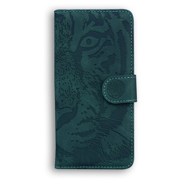 For Infinix Note 30 Tiger Embossing Pattern Flip Leather Phone Case(Green) - Infinix Cases by PMC Jewellery | Online Shopping South Africa | PMC Jewellery