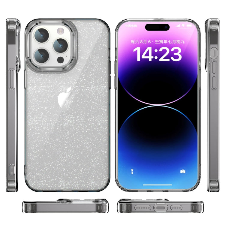 For iPhone 14 Pro Star Solid Color Phone Case(Black) - iPhone 14 Pro Cases by PMC TechLife | Online Shopping South Africa | PMC TechLife