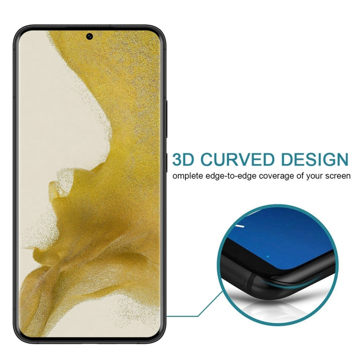 For Samsung Galaxy S22 5G 3D Curved Edge Privacy Tempered Glass Film, without Fingerprint Unlocking - Galaxy S22 5G Tempered Glass by PMC TechLife | Online Shopping South Africa | PMC TechLife | Buy Now Pay Later Mobicred
