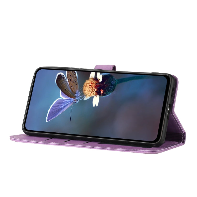 For Xiaomi 12 Pro Flower Embossing Pattern Leather Phone Case(Purple) - free shipping - PMC TechLife - Order now!