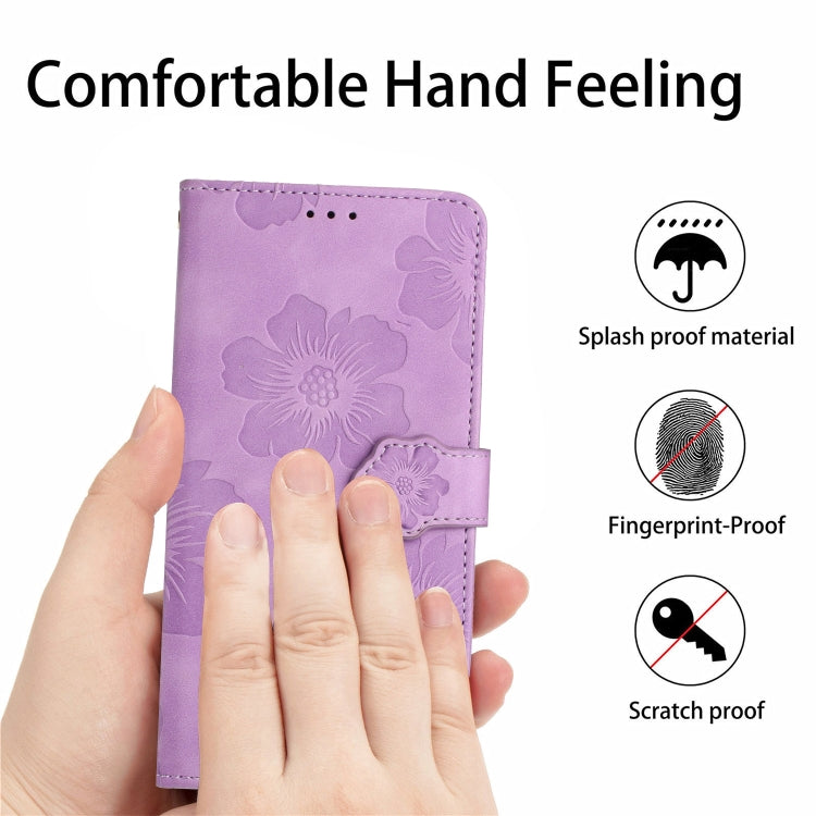 For Xiaomi 12 Pro Flower Embossing Pattern Leather Phone Case(Purple) - free shipping - PMC TechLife - Order now!