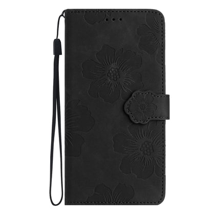 For Xiaomi 13 Flower Embossing Pattern Leather Phone Case(Black) - 13 Cases by PMC Jewellery | Online Shopping South Africa | PMC Jewellery