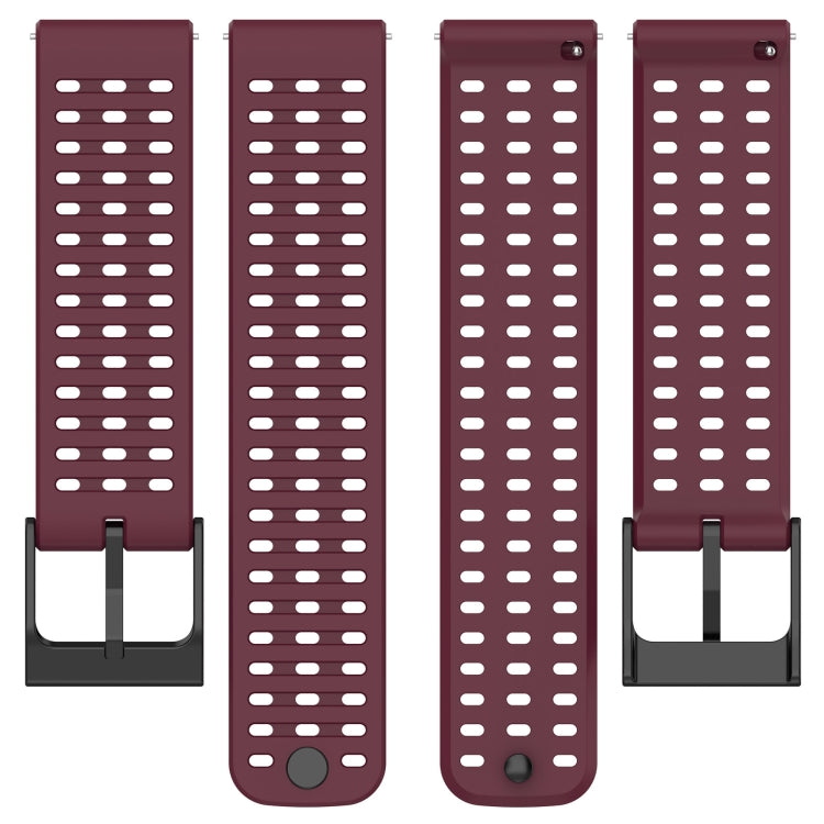 For Suunto 9 Peak Pro / Suunto Vertical Silicone Replacement Watch Band(Wine Red) -  by PMC Jewellery | Online Shopping South Africa | PMC Jewellery