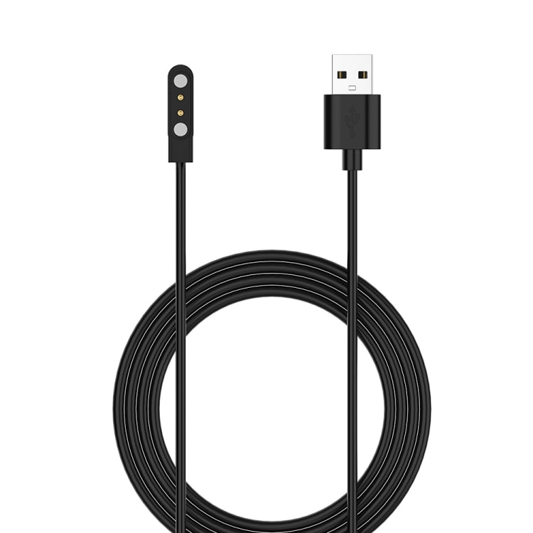 For Kieslect Smart Watch K10 / K11 Smart Watch Magnetic Charging Cable, 长度:60cm(Black) - Charger by PMC Jewellery | Online Shopping South Africa | PMC Jewellery