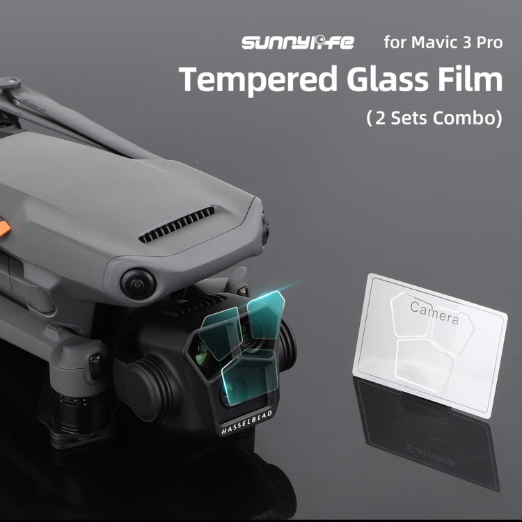 For DJI Mavic 3 Pro Sunnylife M3P-BHM578 2 Sets HD Explosion-proof Tempered Glass Film - free shipping - PMC TechLife - Order now!