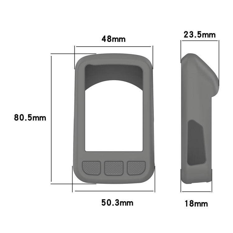 For Wahoo Elemnt Bolt V2 WFCC5 Stopwatch Silicone Protective Case(Black) - Watch Case by PMC TechLife | Online Shopping South Africa | PMC TechLife