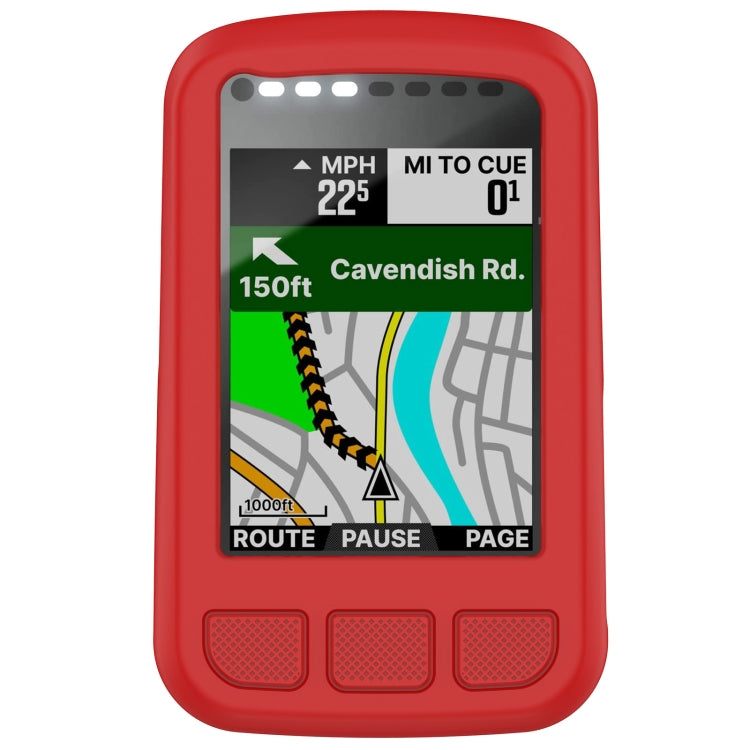 For Wahoo Elemnt Bolt V2 WFCC5 Stopwatch Silicone Protective Case(Red) - Watch Case by PMC TechLife | Online Shopping South Africa | PMC TechLife