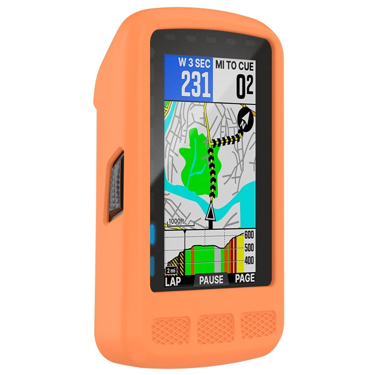 For Wahoo Elemnt Roam WFCC4 Stopwatch Silicone Protective Case(Orange) - Watch Case by PMC TechLife | Online Shopping South Africa | PMC TechLife