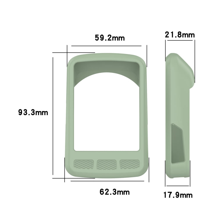 For Wahoo Elemnt Roam WFCC4 Stopwatch Silicone Protective Case(Wine Red) - Watch Case by PMC TechLife | Online Shopping South Africa | PMC TechLife