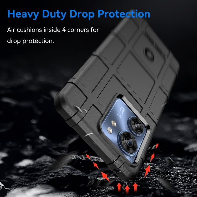 For Motorola Egde 40 Full Coverage Shockproof TPU Phone Case(Black) - Motorola Cases by PMC TechLife | Online Shopping South Africa | PMC TechLife | Buy Now Pay Later Mobicred