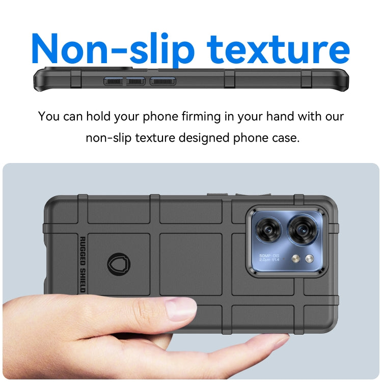 For Motorola Egde 40 Full Coverage Shockproof TPU Phone Case(Black) - Motorola Cases by PMC TechLife | Online Shopping South Africa | PMC TechLife | Buy Now Pay Later Mobicred