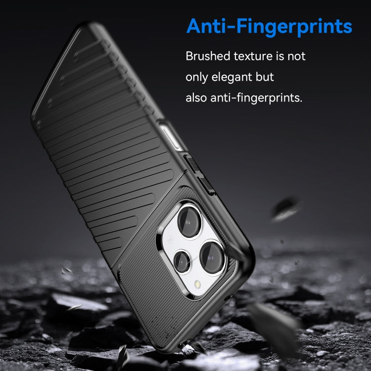 For Xiaomi Redmi 12 Thunderbolt Shockproof TPU Protective Soft Phone Case(Black) - free shipping - PMC TechLife - Order now!