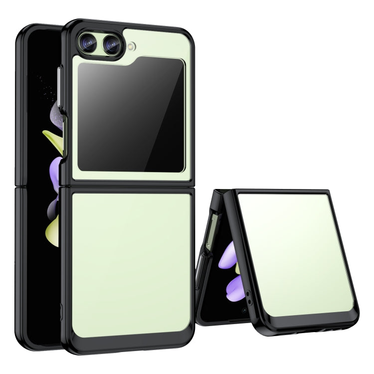 For Samsung Galaxy Z Flip5 Colorful Series Acrylic + TPU Phone Case(Black) - free shipping - PMC TechLife - Order now!