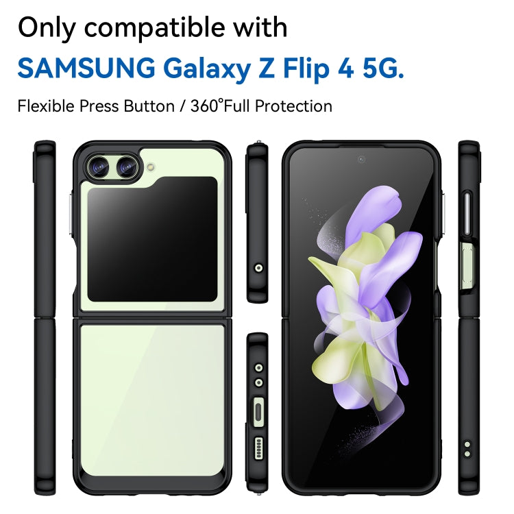 For Samsung Galaxy Z Flip5 Colorful Series Acrylic + TPU Phone Case(Black) - free shipping - PMC TechLife - Order now!