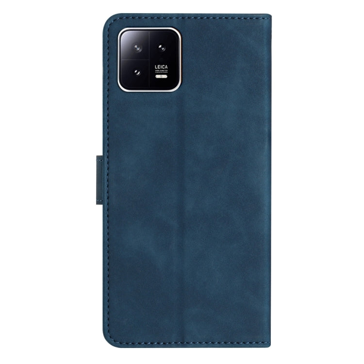 For Xiaomi 13 Pro Seven Butterflies Embossed Leather Phone Case(Blue) - free shipping - PMC TechLife - Order now!
