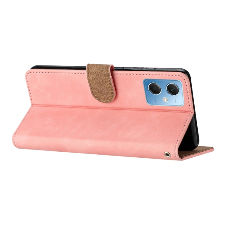 For Xiaomi Redmi Note 12 5G Global Seven Butterflies Embossed Leather Phone Case(Pink) - free shipping - PMC TechLife - Order now!
