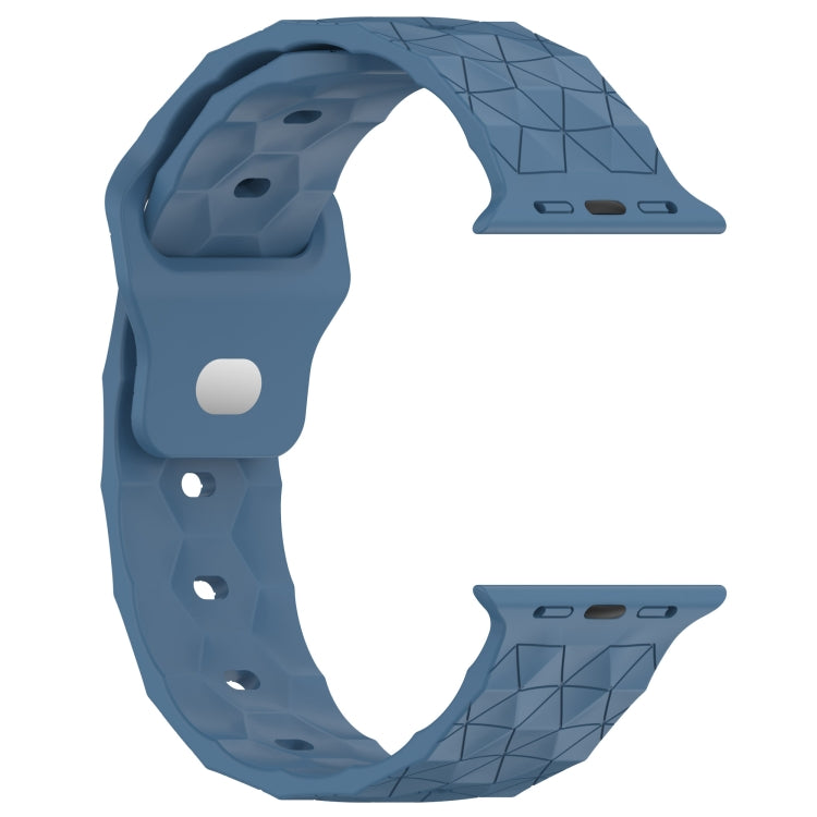 Football Texture Silicone Watch Band For Apple Watch 2 42mm(Blue) - Watch Bands by PMC TechLife | Online Shopping South Africa | PMC TechLife