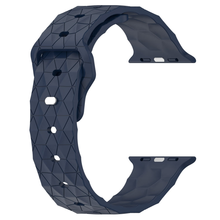 Football Texture Silicone Watch Band For Apple Watch 2 42mm(Midnight Blue) - Watch Bands by PMC Jewellery | Online Shopping South Africa | PMC Jewellery