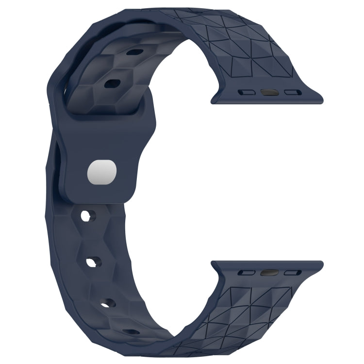 Football Texture Silicone Watch Band For Apple Watch 2 42mm(Midnight Blue) - Watch Bands by PMC TechLife | Online Shopping South Africa | PMC TechLife