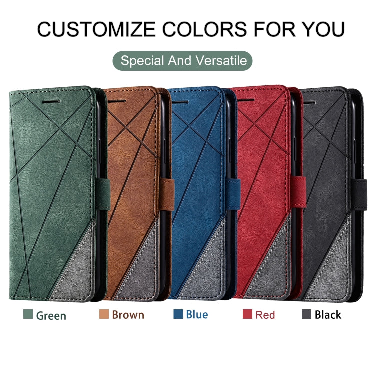 For Samsung Galaxy Note 10 Pro Skin Feel Splicing Horizontal Flip Leather Case with Holder & Card Slots & Wallet & Photo Frame(Black) - free shipping - PMC TechLife - Order now!