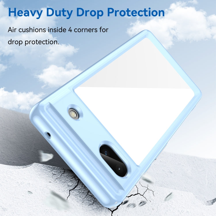 For Google Pixel 6A Colorful Series Acrylic + TPU Phone Case(Blue) - free shipping - PMC TechLife - Order now!