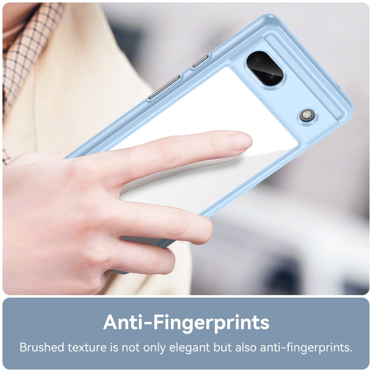 For Google Pixel 6A Colorful Series Acrylic + TPU Phone Case(Blue) - free shipping - PMC TechLife - Order now!
