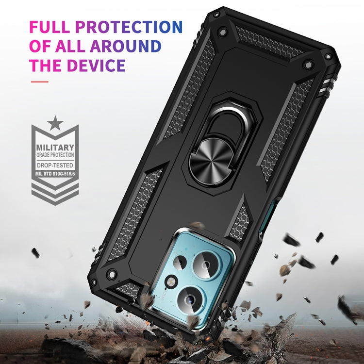 For Xiaomi Redmi Note 12 4G Global Shockproof TPU + PC Phone Case with Holder(Black) - free shipping - PMC TechLife - Order now!