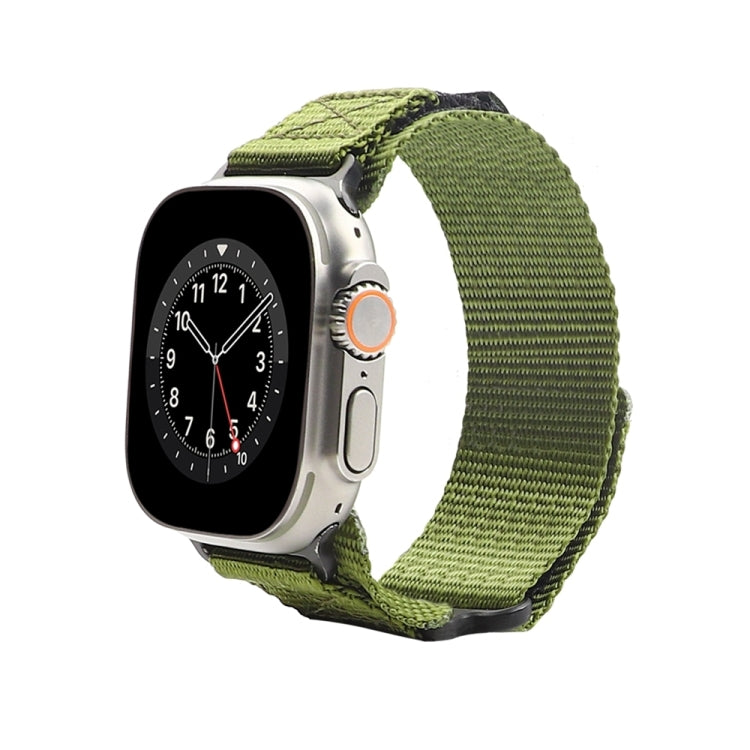 Nylon Two Section Watch Band For Apple Watch 9 45mm(Dark Green) - free shipping - PMC TechLife - Order now!