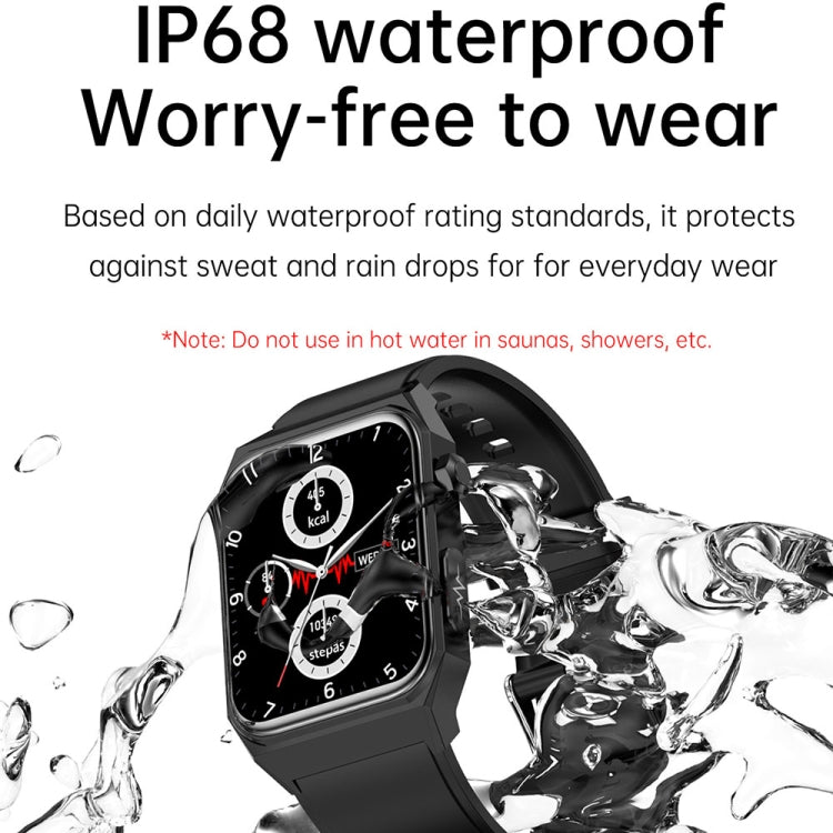 E530 1.91 inch IP68 Waterproof Silicone Band Smart Watch Supports ECG / Non-invasive Blood Sugar(Blue) - Smart Watches by PMC Jewellery | Online Shopping South Africa | PMC Jewellery