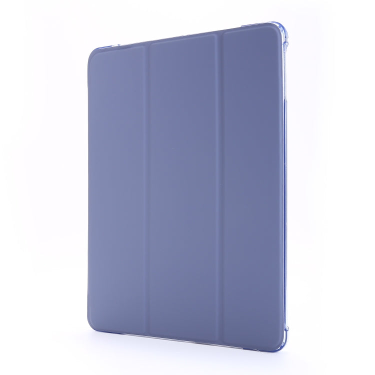 For iPad Air 2 Airbag Horizontal Flip Leather Case with Three-fold Holder & Pen Holder(Purple) - free shipping - PMC TechLife - Order now!