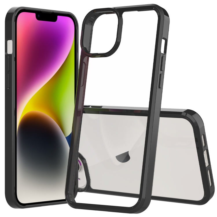 For iPhone 15 Plus Scratchproof Acrylic TPU Phone Case(Black) - free shipping - PMC TechLife - Order now!